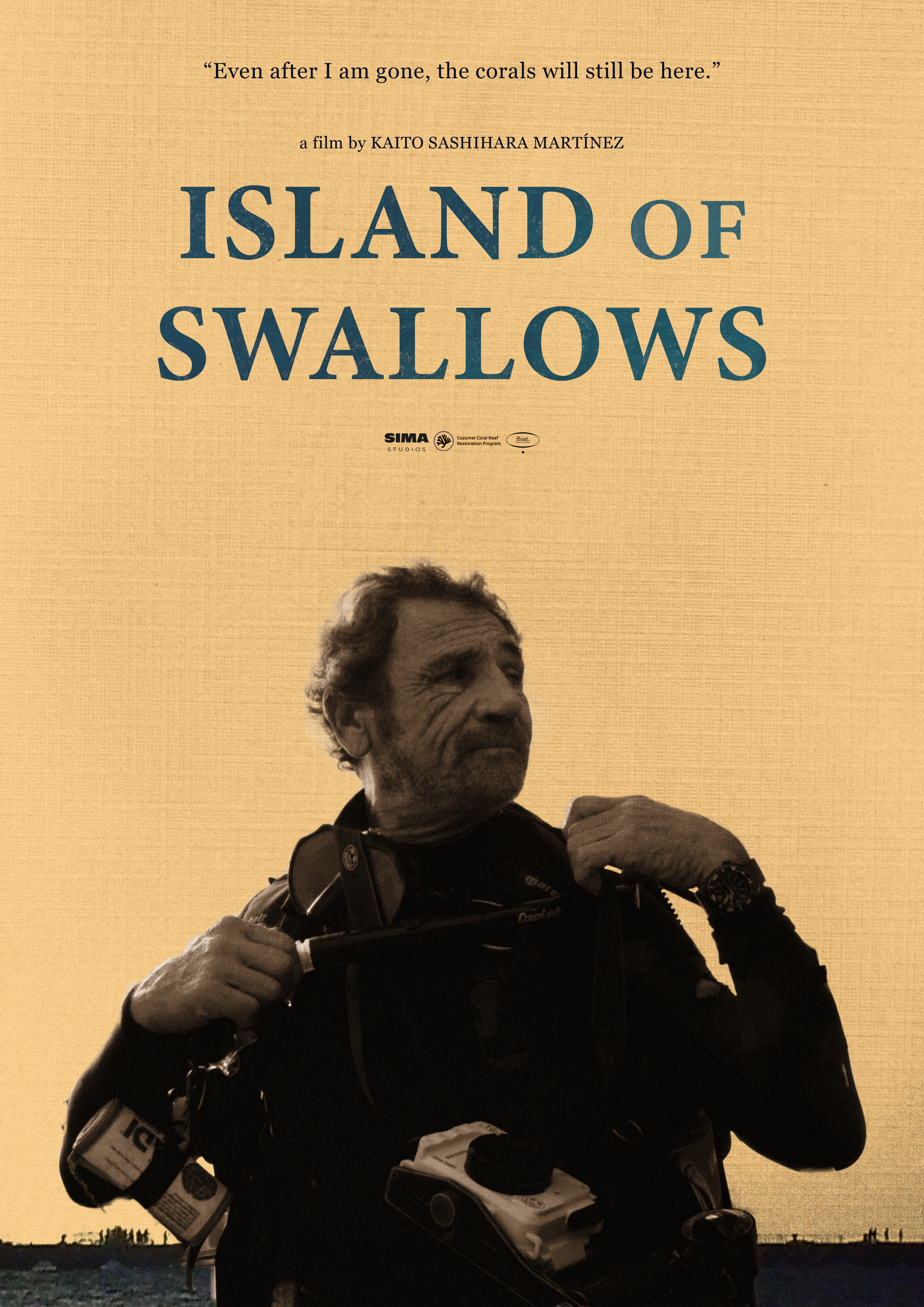 Island of Swallows Logo coral protection film